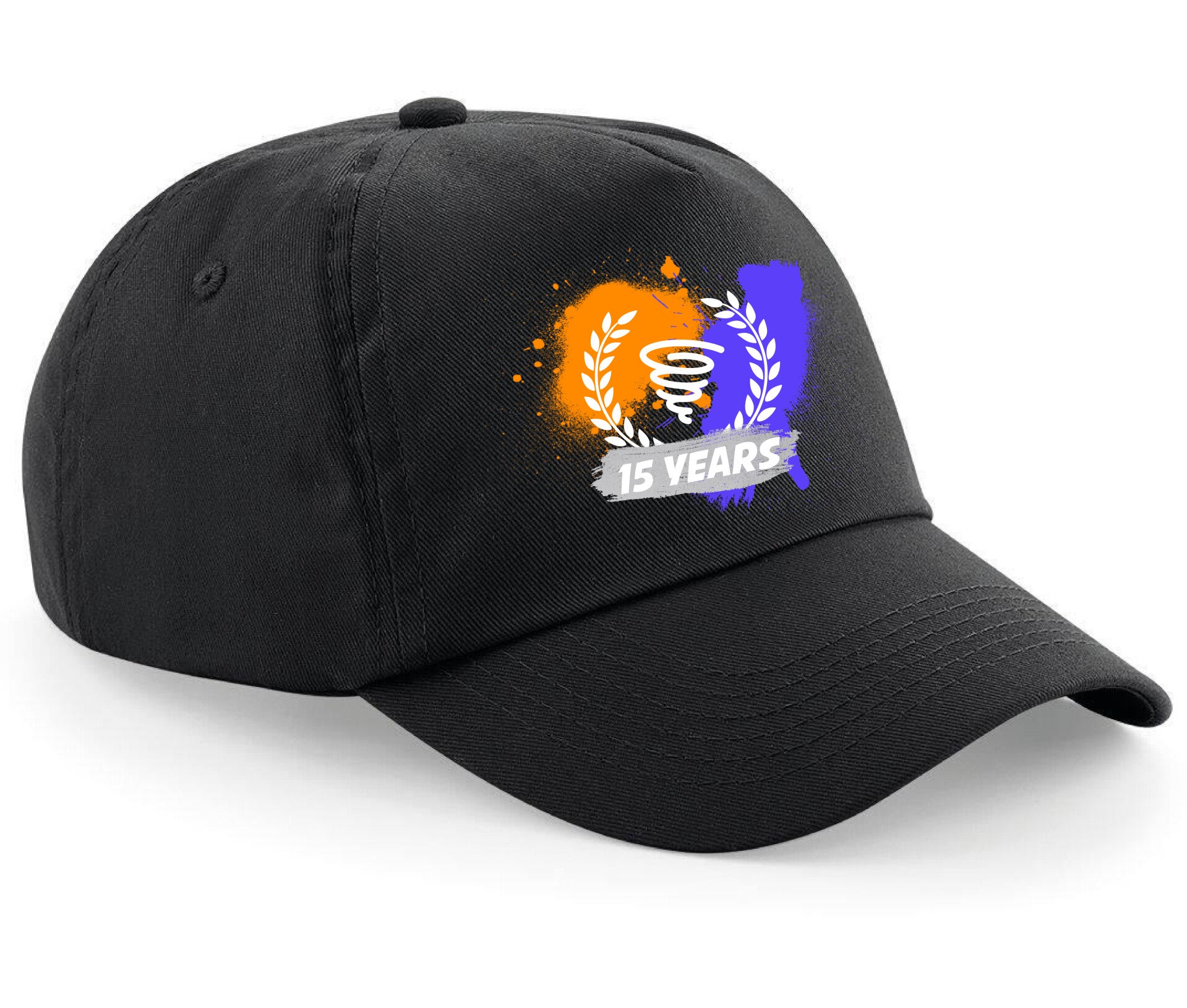Bass Chaserz Baseball Cap 15th Anniversary zwart