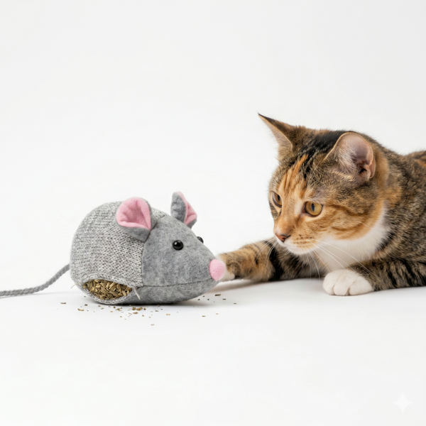 Ratoncito con Catnip Natural