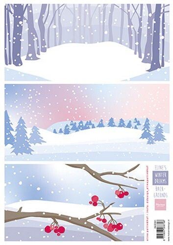 AK0091 Eline's winter dreams backgrounds