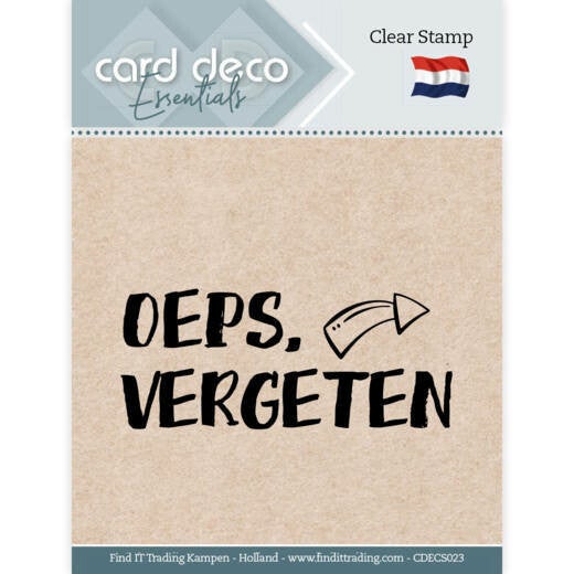 CDECS023 oeps, vergeten