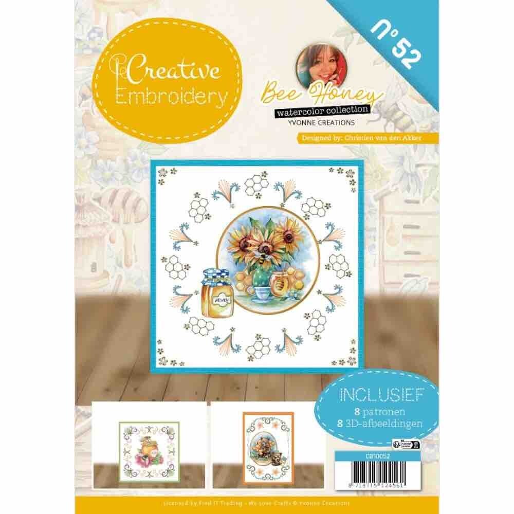 CB10052 creative embroidery - bee honey