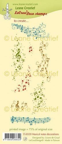 55.8320 musical notes decorations