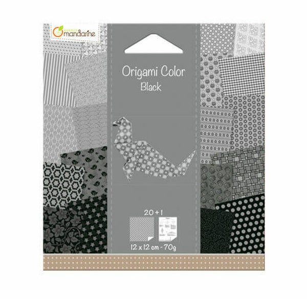 12 x 12 cm black