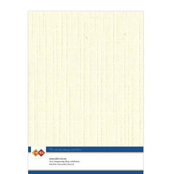 A4 linnenkarton crème
