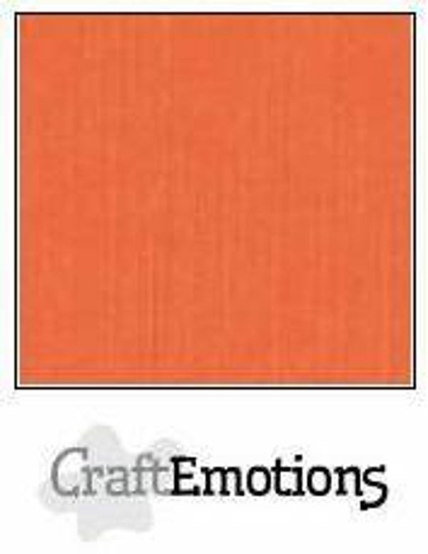 Cardstock linnenkarton oranje