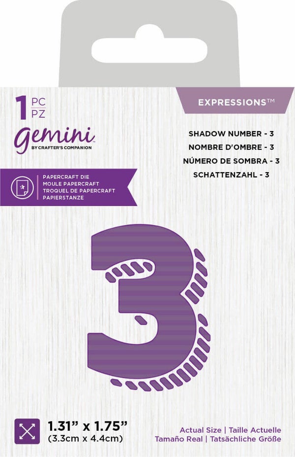 GEM-MD-EXP-SHD3 schaduw cijfer 3