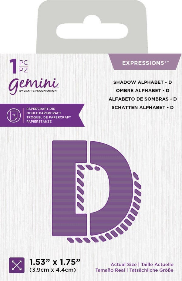 GEM-MD-EXP-SHDD schaduw letter D