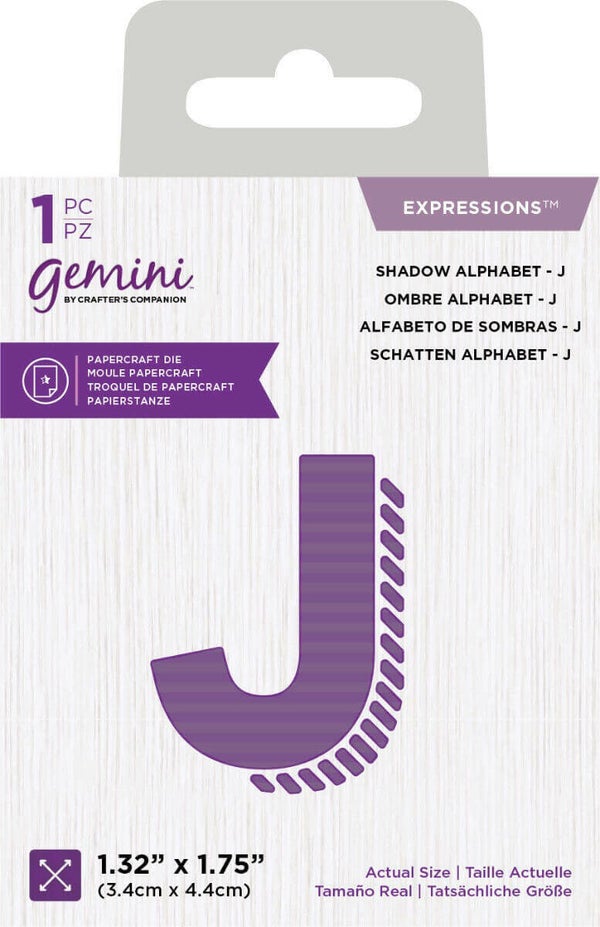 GEM-MD-EXP-SHDJ schaduw letter J