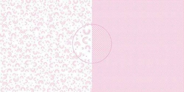 Sugarpink - rainbows / dotted