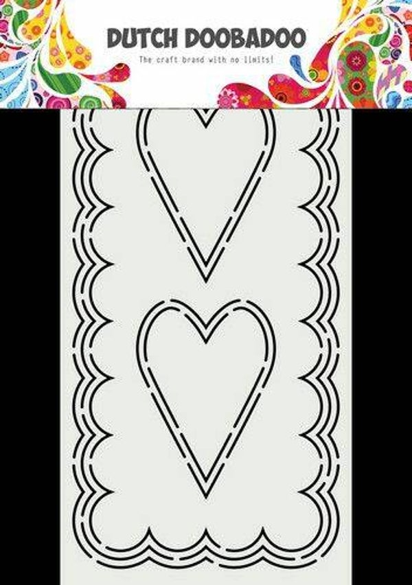 DDBD card art - slimline harten