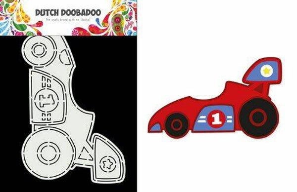 DDBD card art - race car