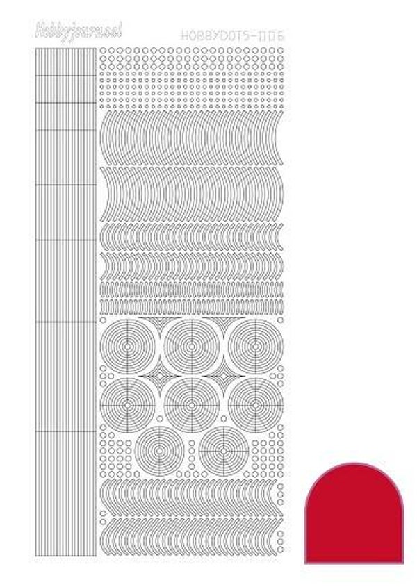 STDA064 adhesive red