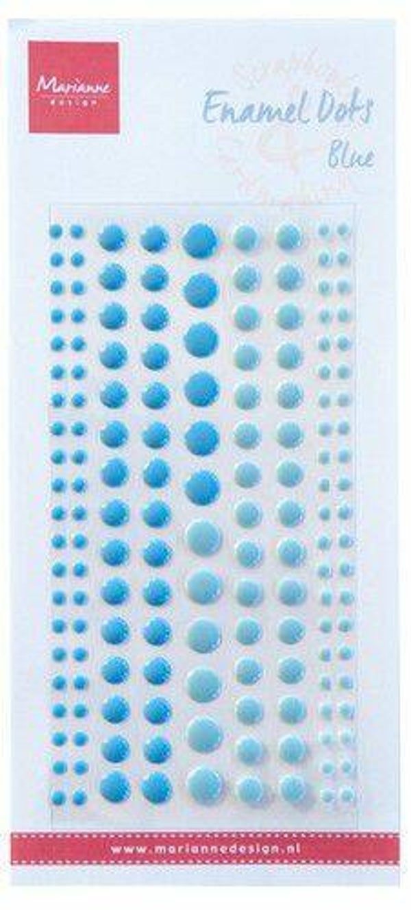 PL4518 enamal dots - two blue