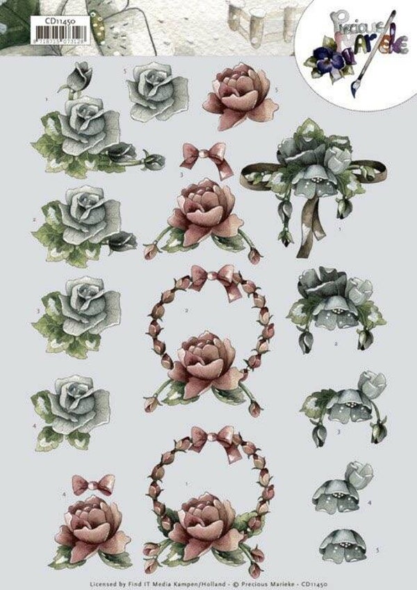 CD11450 all kinds of roses