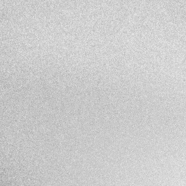 30,5 x 30,5 cm metallic glitter fijn zilver