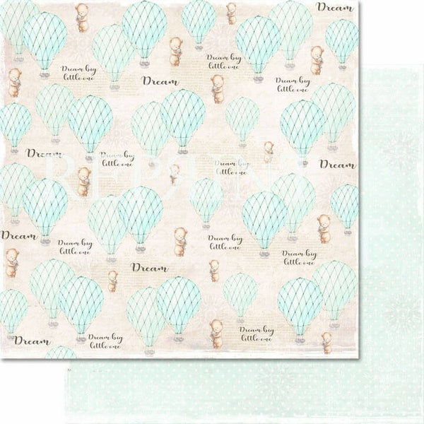 Dream Big - blue air balloons