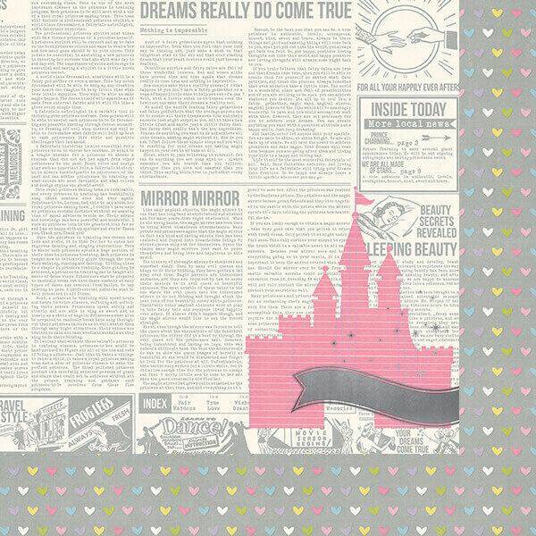 Enchanted - once upon a time silver foil