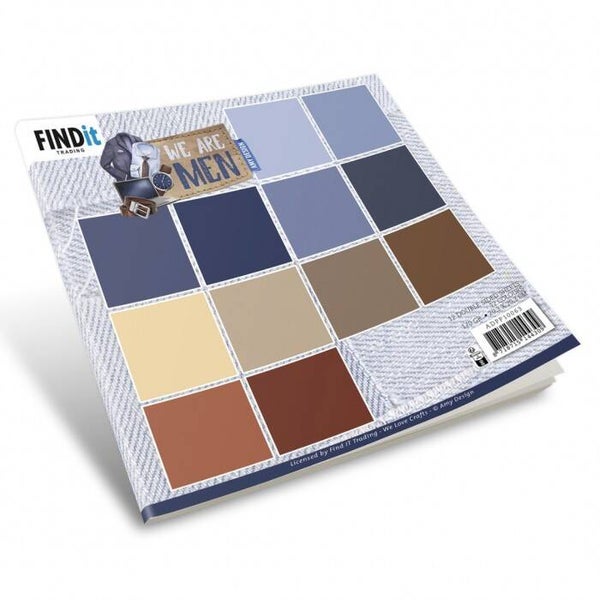 ADPP10063 paper pack 20 x 20 cm - we are men solid colours