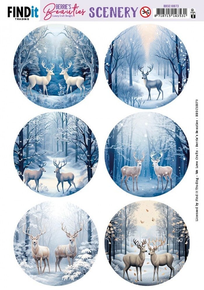 BBSC10073 deer - round