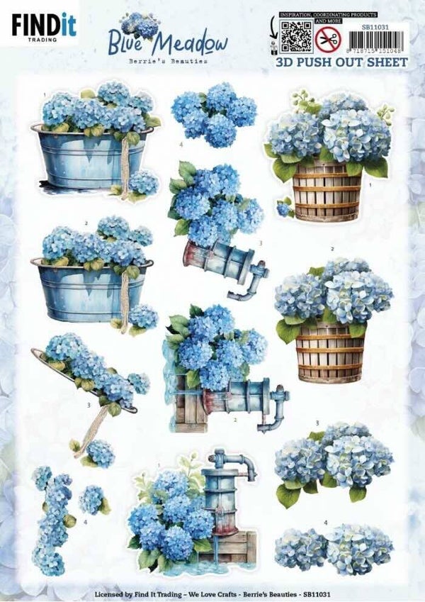 SB11031 blue meadow - water pump