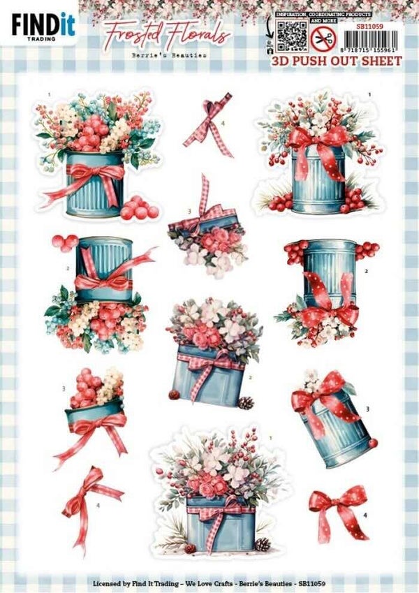SB11059 frosted florals - tin