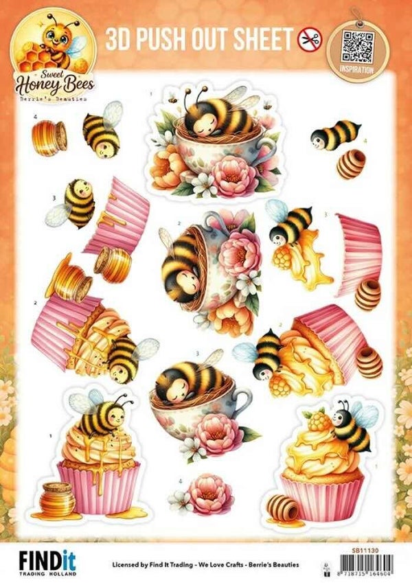 SB11130 sweet honey bees - honey bees delights