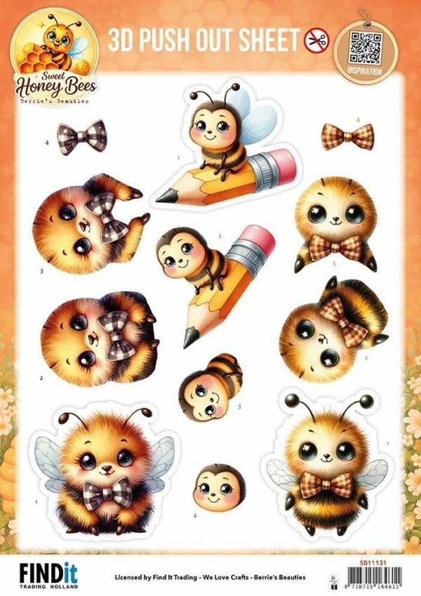 SB11131 sweet honey bees - little buzzers