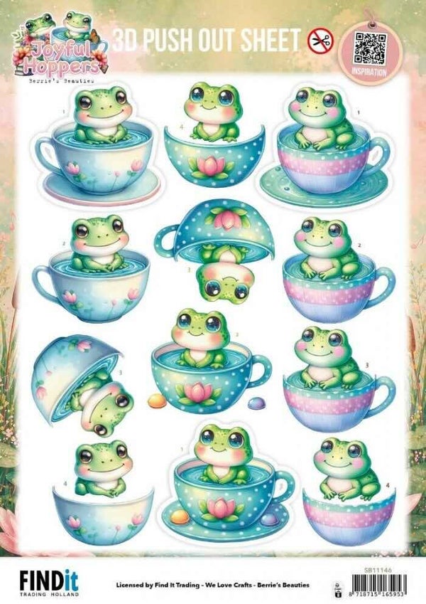 SB11146 joyful hoppers - a cup of frog