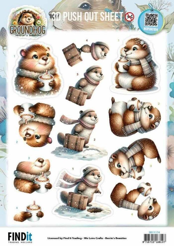SB11174 ground hog - winter bliss
