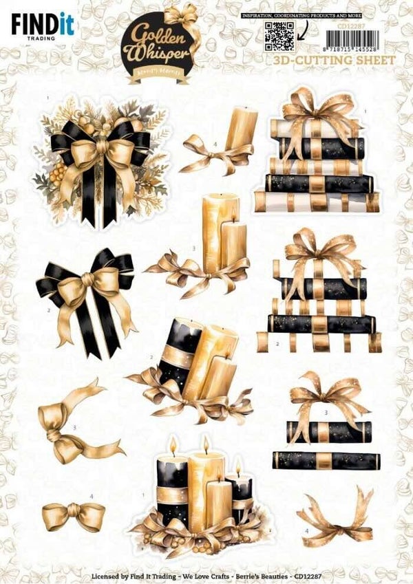 CD12287 golden whisper - bow