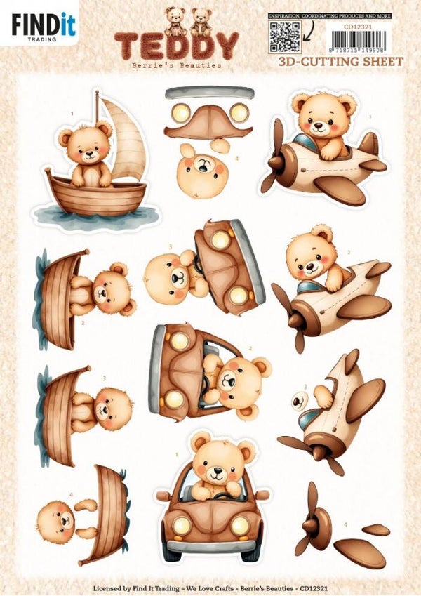 CD12321 Teddy - transport