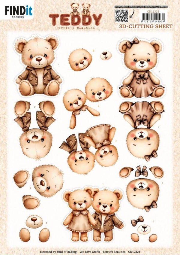 CD12324 Teddy - together