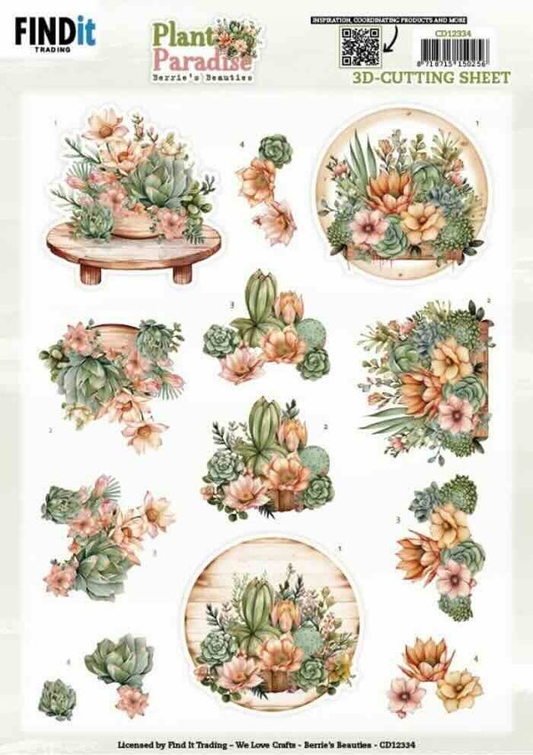 CD12334 plant paradise - blooming oasis