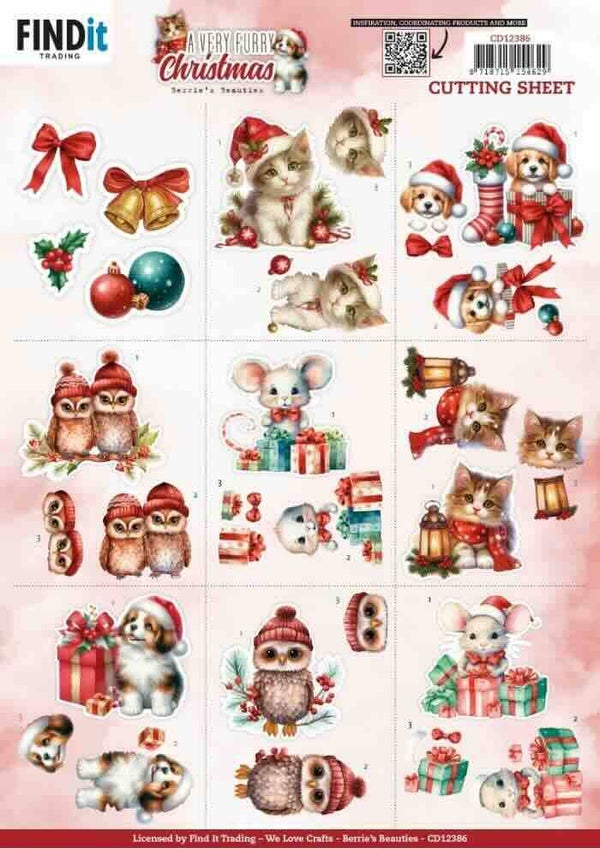 CD12386 a very furry christmas - mini