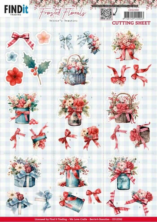 CD12392 frosted florals - mini