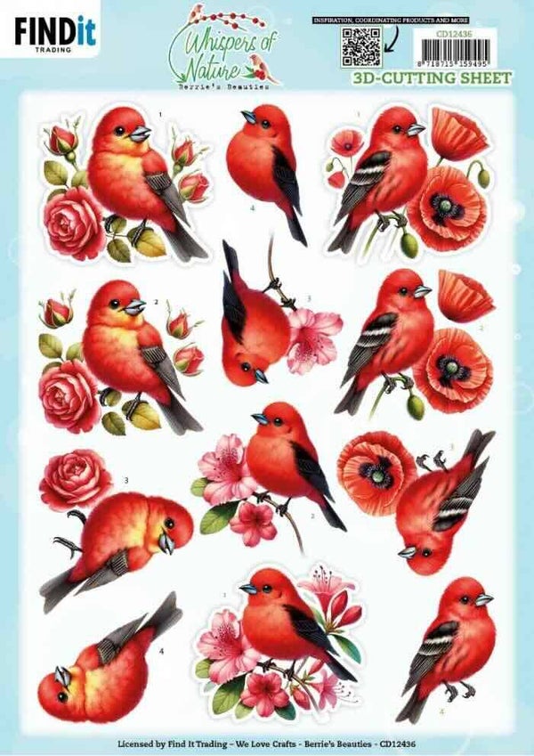 CD12436 whispers of nature - red