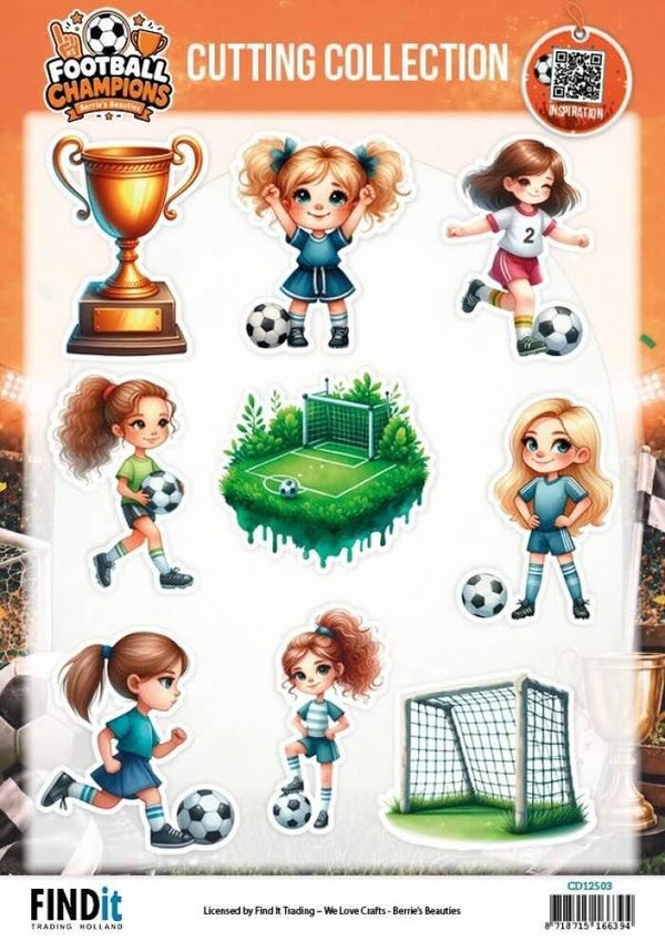 CD12503 football champions - girls united