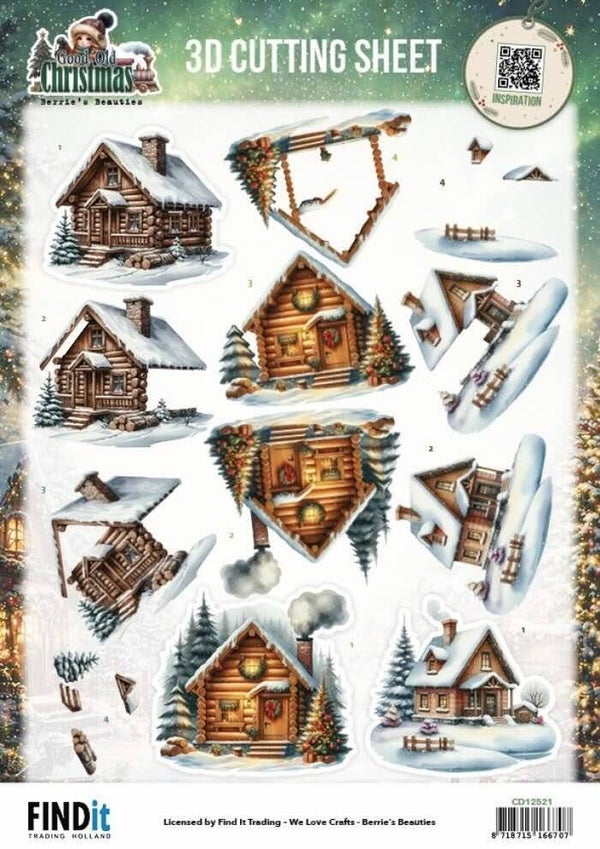 CD12521 good old christmas - houses