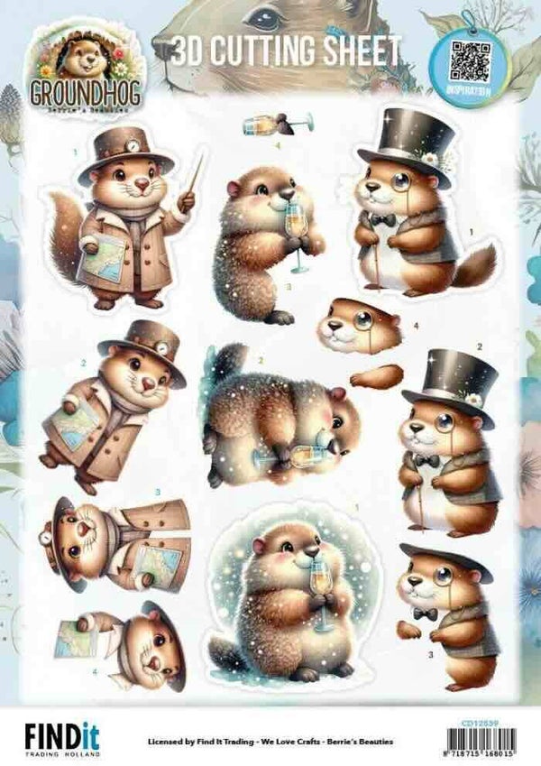 CD12539 groundhog - little gentlemen