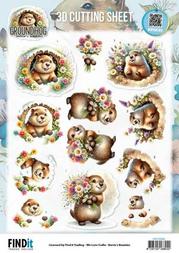 CD12540 groundhog - spring moments