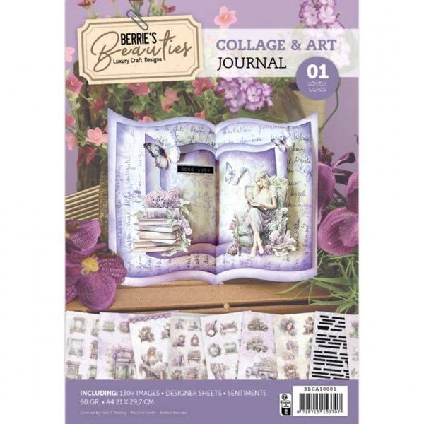 BBCA10001 collage & art journal nr.1 - lovely lilacs