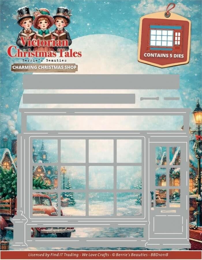 BBD10118 Victorian christmas tales - charming christmas shop