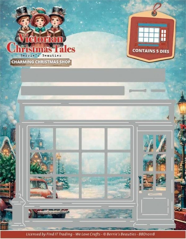 BBD10118 Victorian christmas tales - charming christmas shop