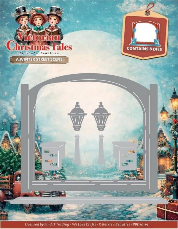 BBD10119 Victorian Christmas tales - a winter street scene
