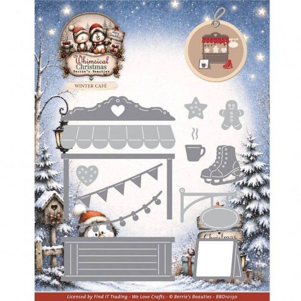 BBD10130 whimsical christmas - winter café