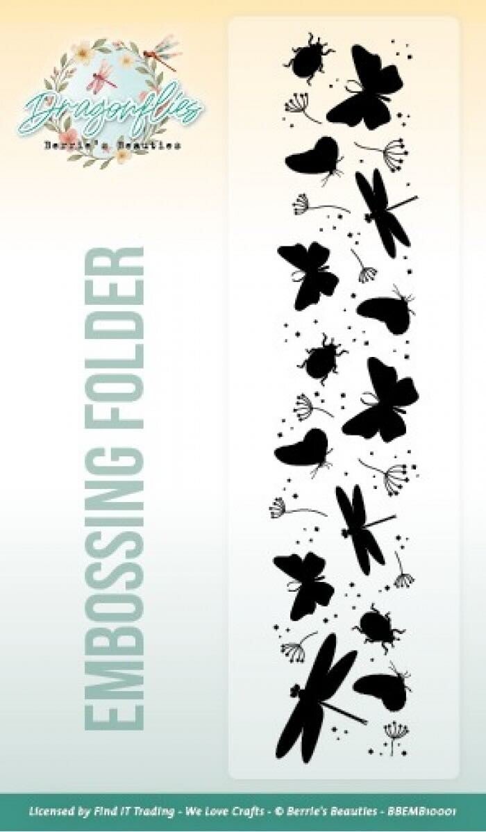 BBEMB10001 embossing folder - dragonflies