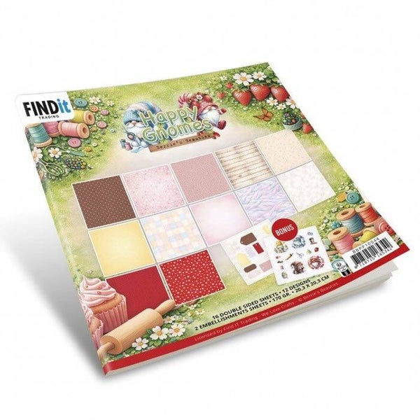 BBPP10044 paper pack 20 x 20 cm - happy gnomes