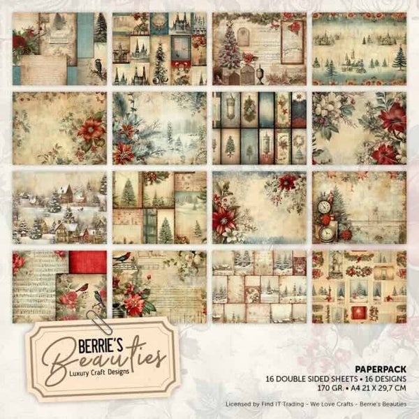 BBPPA410001 paper pack A4 - christmas village
