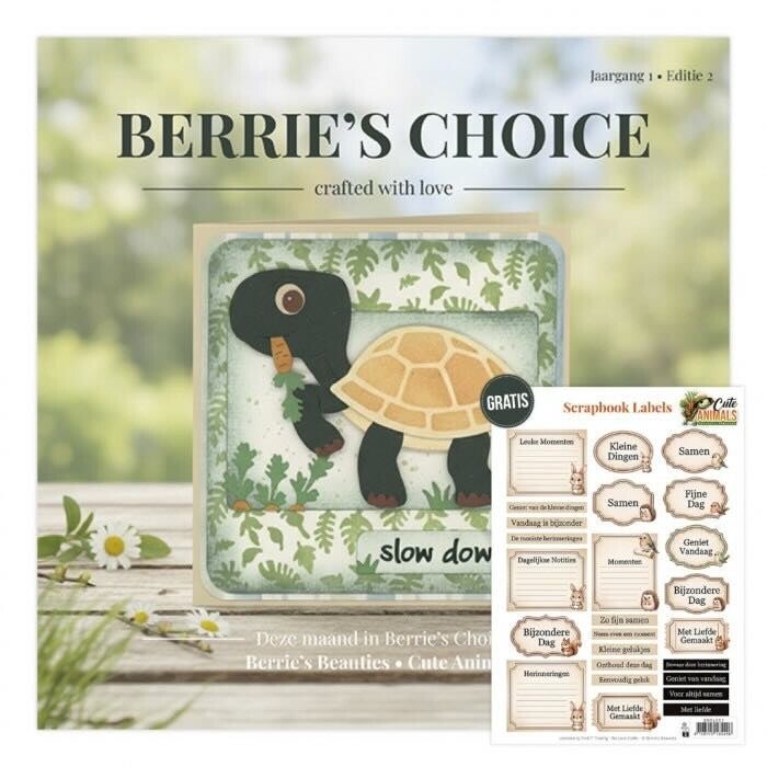 Berrie's Choice magazine nr.2 cute animals