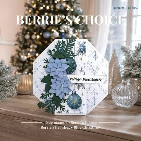Berrie's Choice magazine nr.4 blue christmas